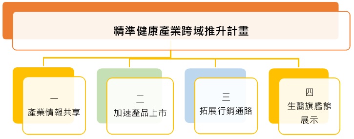 113年度精準健康產業跨域推升計畫圖